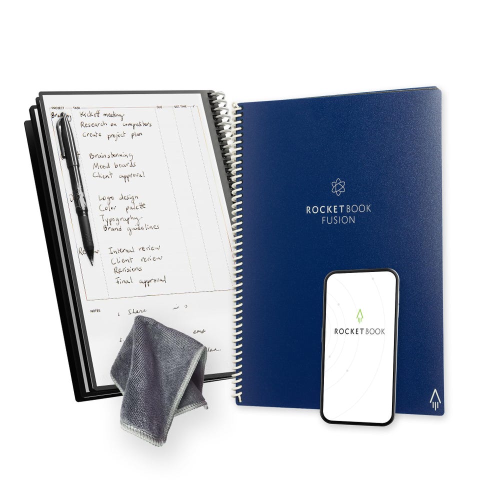 Fusion Reusable Undated Productivity Planner