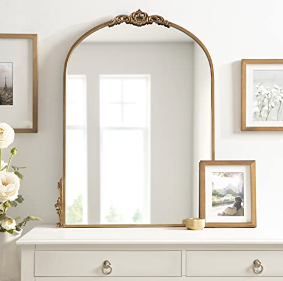 Kate and Laurel Myrcelle Traditional Arched Mirror