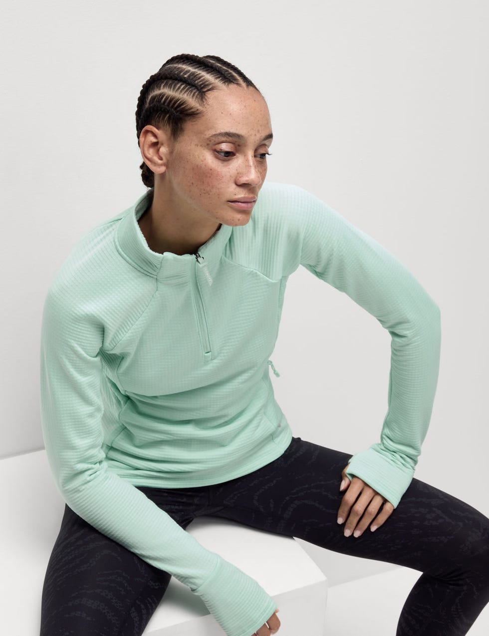 Ultraheat™ Funnel Neck Half Zip Running Top