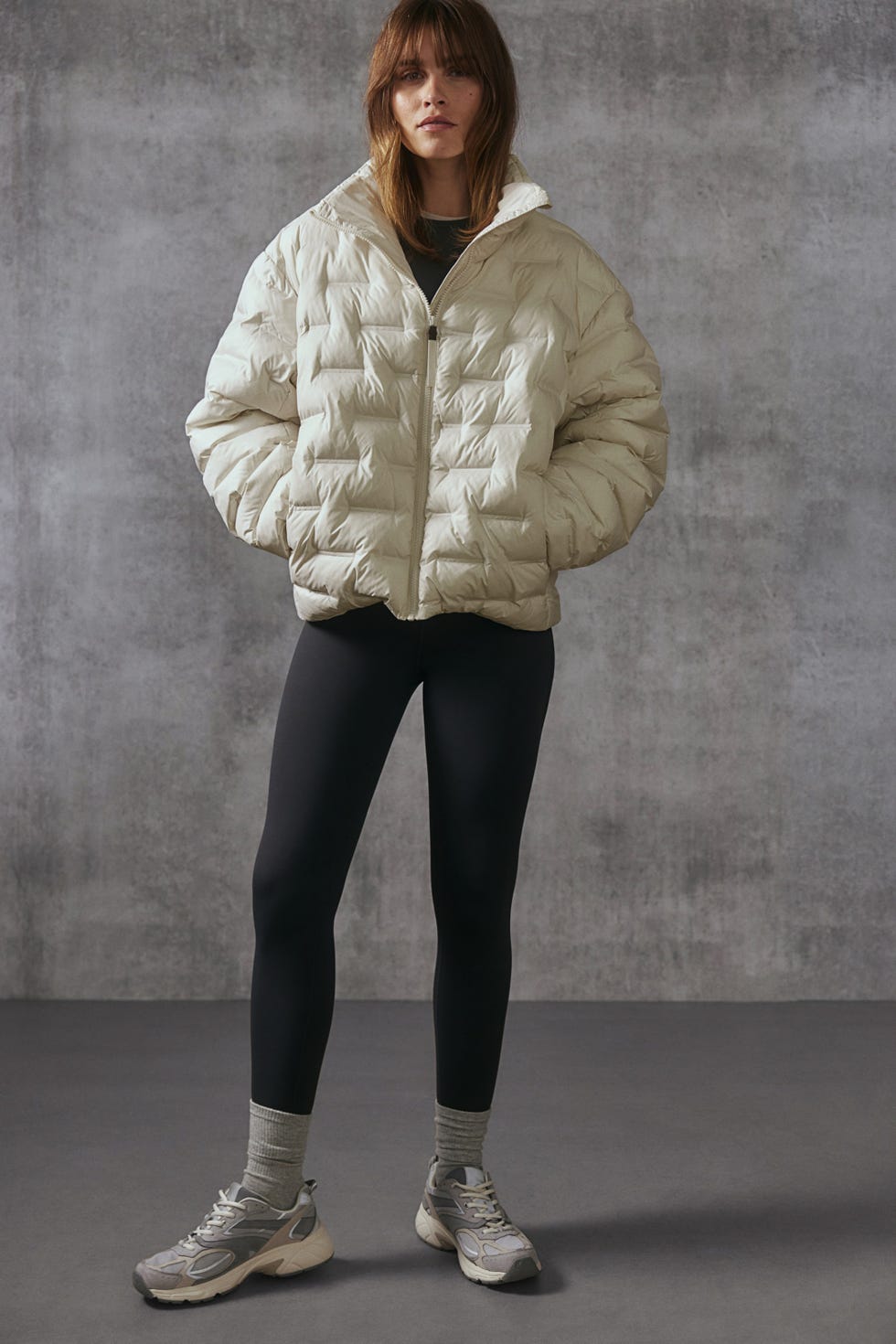 Water-repellent padded jacket in ThermoMove™