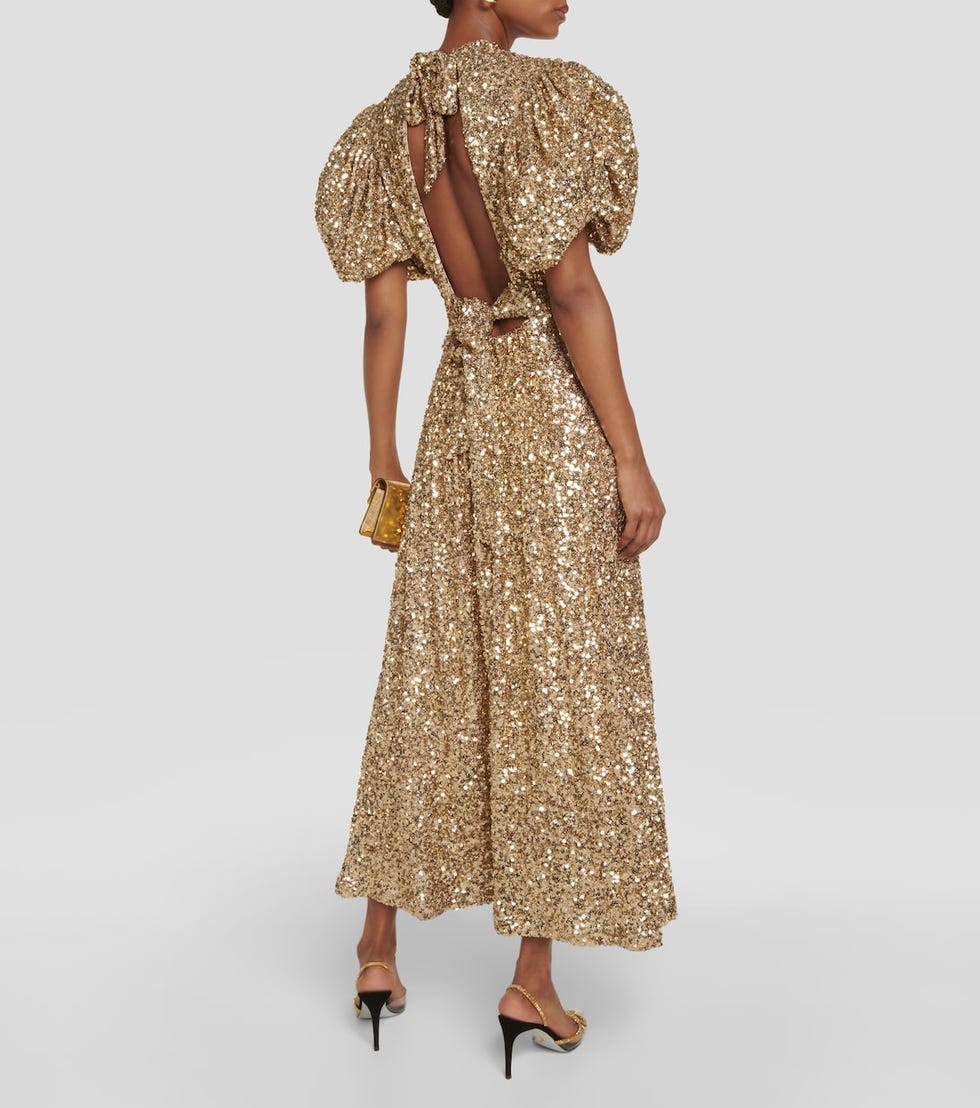 Sequined midi dress