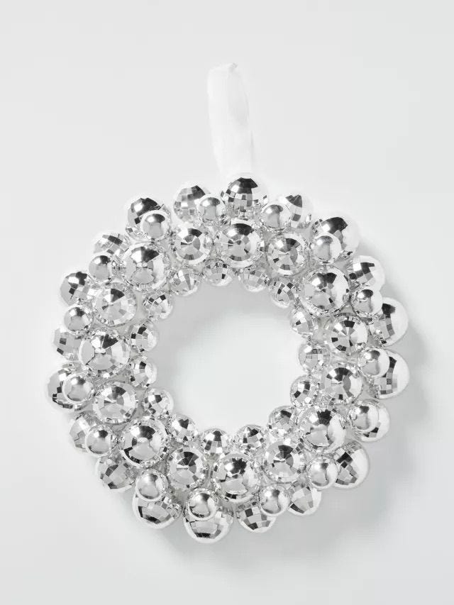 Disco Ball Wreath, Dia.40cm