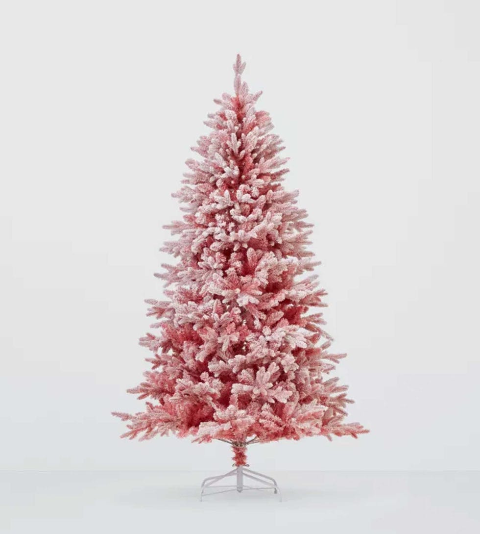 Pink Mix Unlit Christmas Tree, 7ft