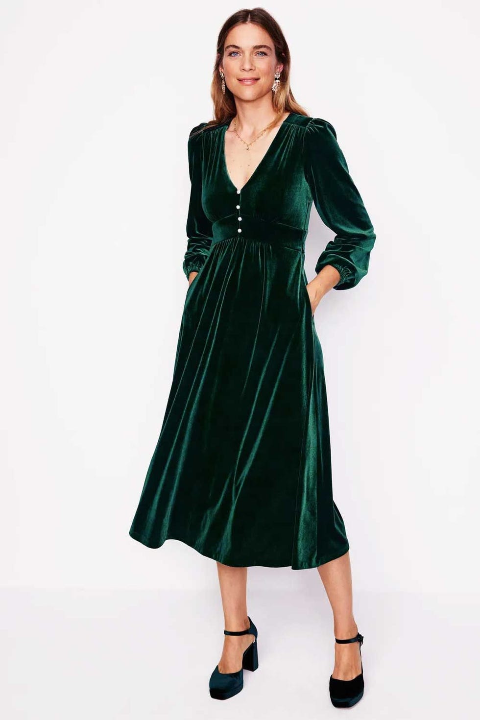 Jocelyn Velvet Tea Dress