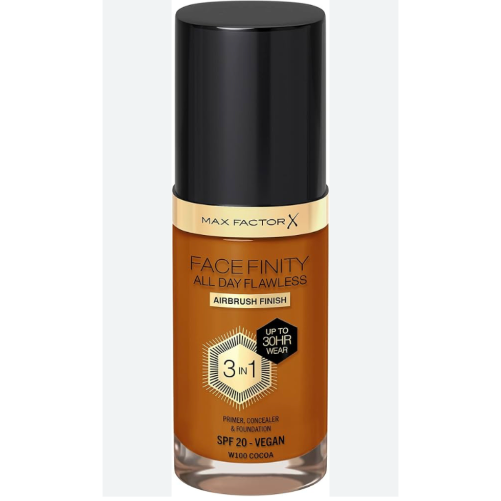 Facefinity All Day Flawless Foundation in W95 Hazelnut