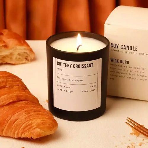 Wick Guru Buttery Croissant Candle