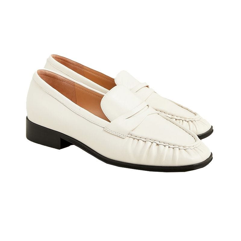 Maison Ruched Loafers