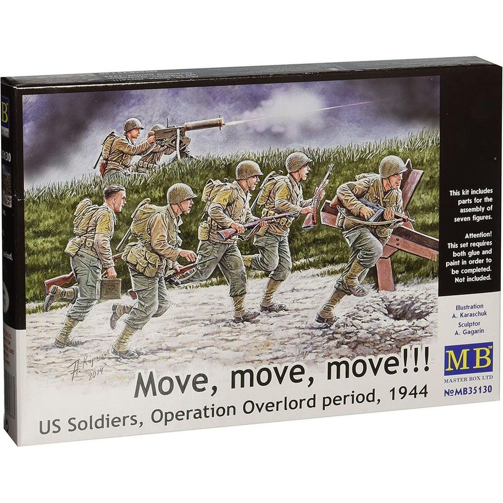 US Soldiers 1944 Operation Overlord 7 Figure Set