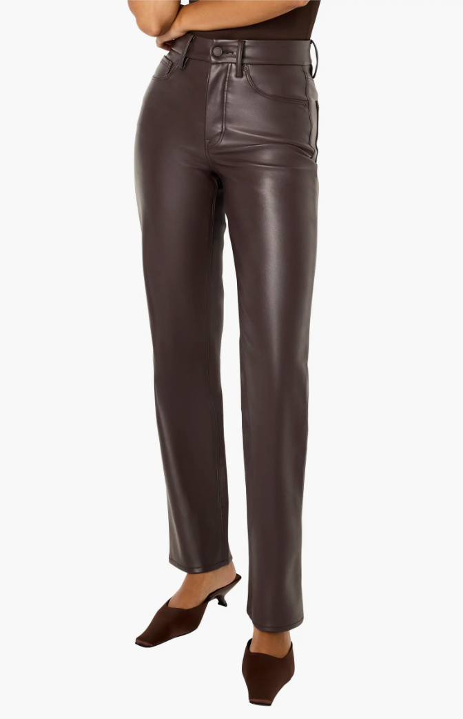 Faux Leather Good Icon Pants 