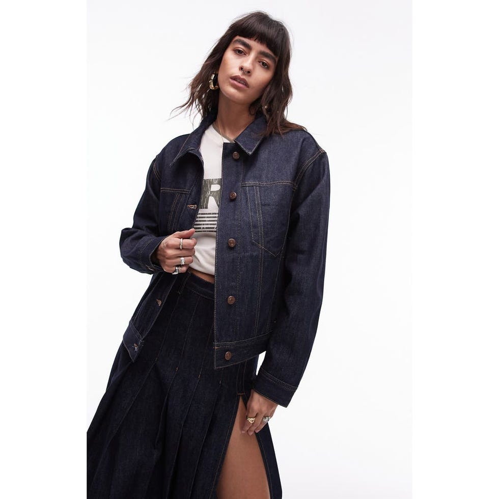 Boxy Denim Trucker Jacket