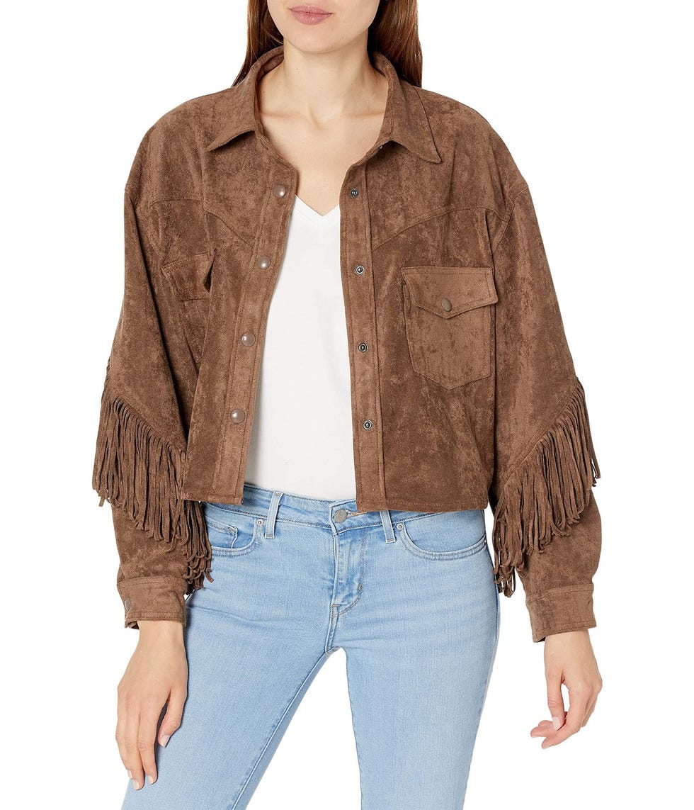 Suede Fringe Shirt 