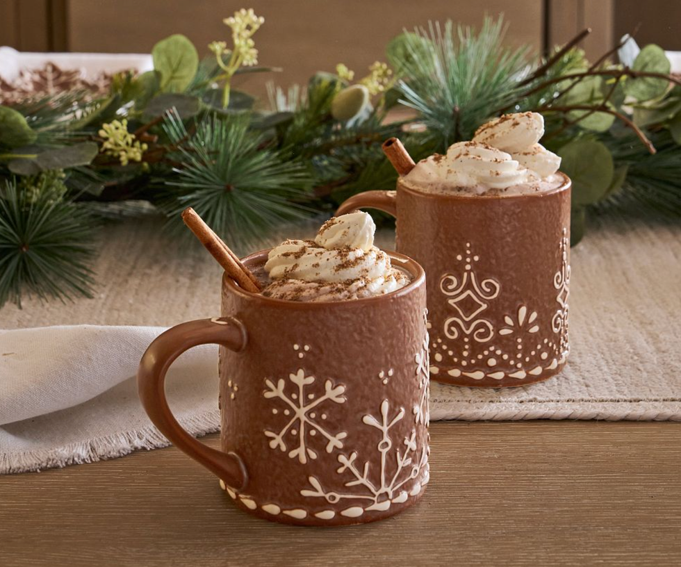 Gingerbread Stoneware Mugs