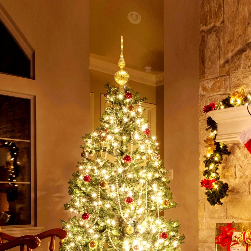 Mercury Glass Finial Christmas Tree Topper 