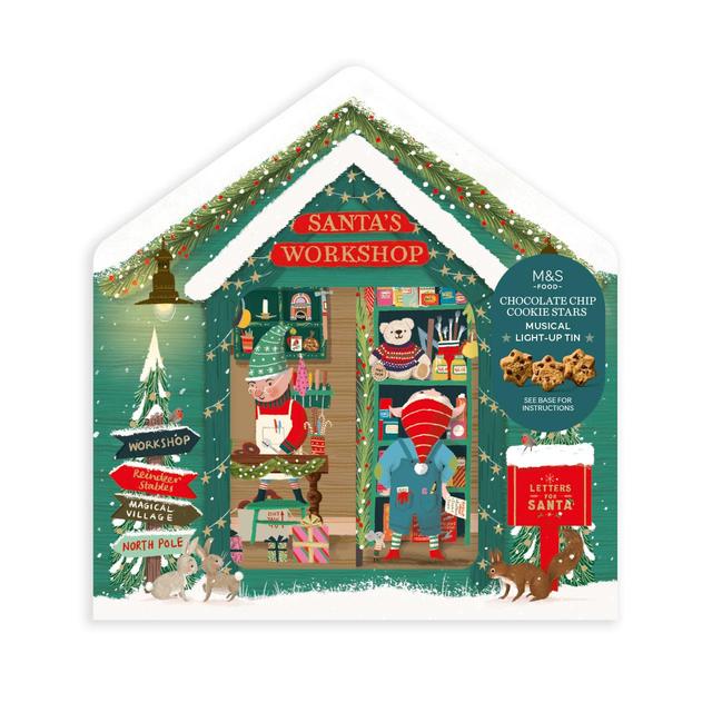Santa's Workshop Cookie Illusion Tin, 400g