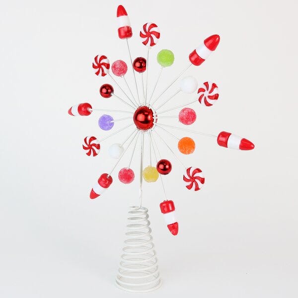 Candy Snowflake Tree Topper