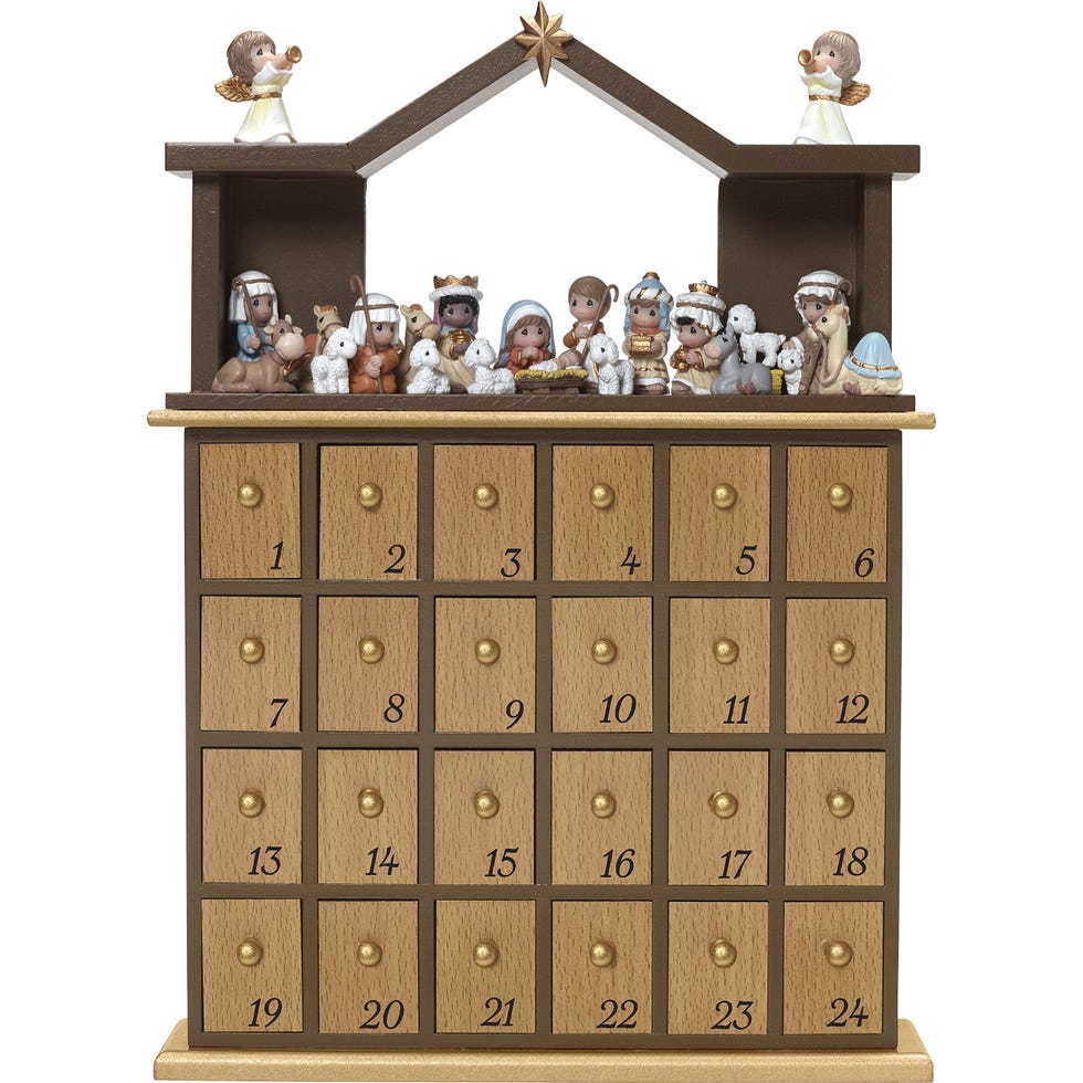 Precious Moments "O Come Let Us Adore Him" Nativity Advent Calendar