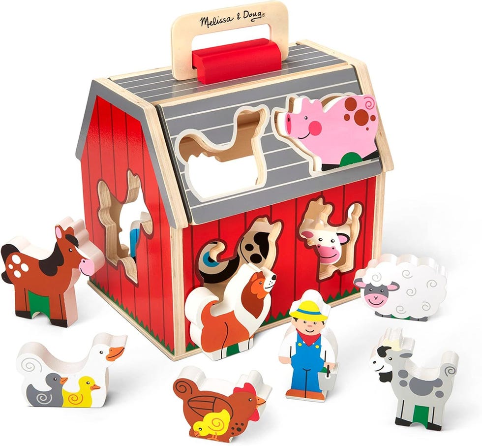 Wooden Take-Along Barn Toy