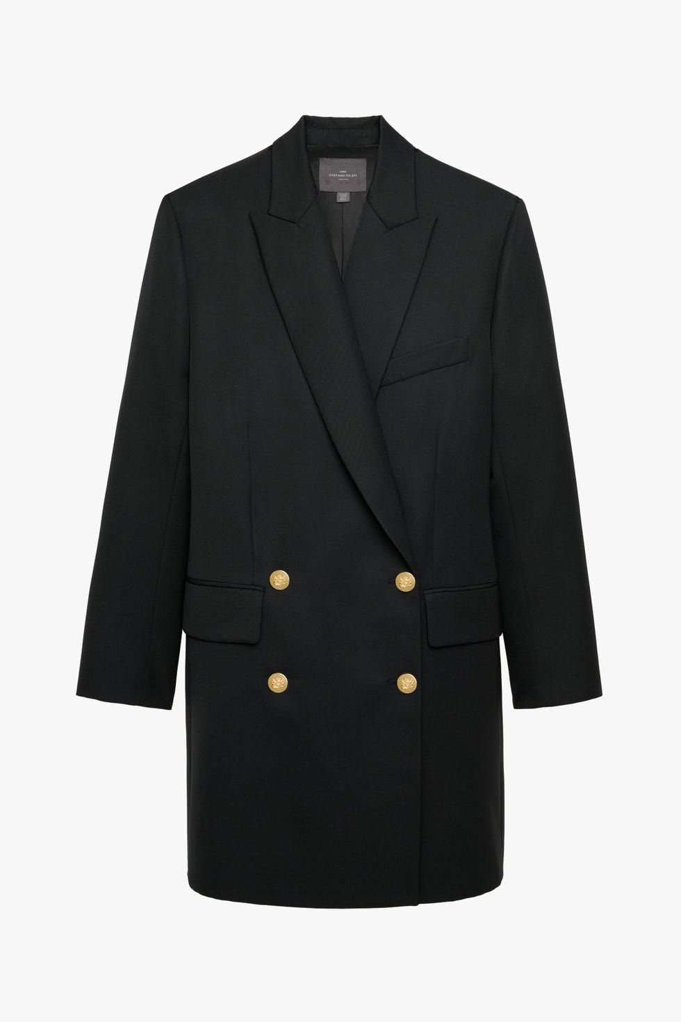 Wool Frock Coat With Buttons