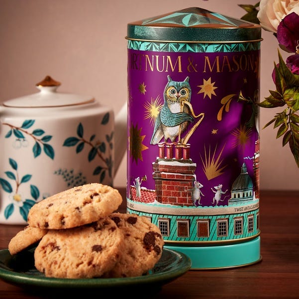 Christmas Mini Merry Go Round Musical Biscuit Tin 130g