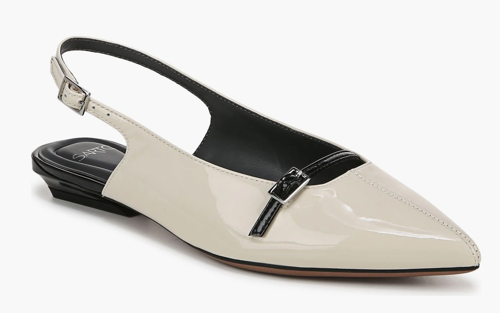 Emma Pointed-Toe Slingback Flats