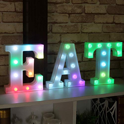 LED Marquee Letter Light with Remote