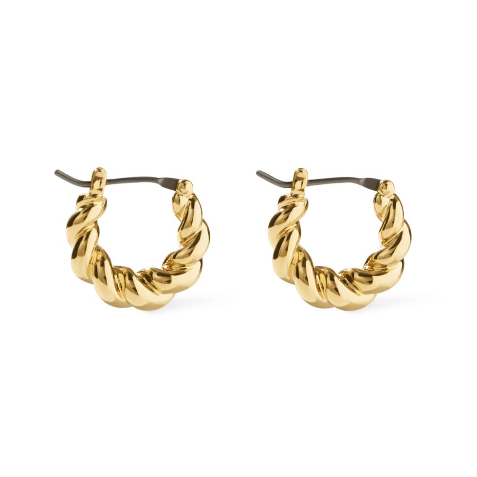 Paris Twisted Hoop Earrings