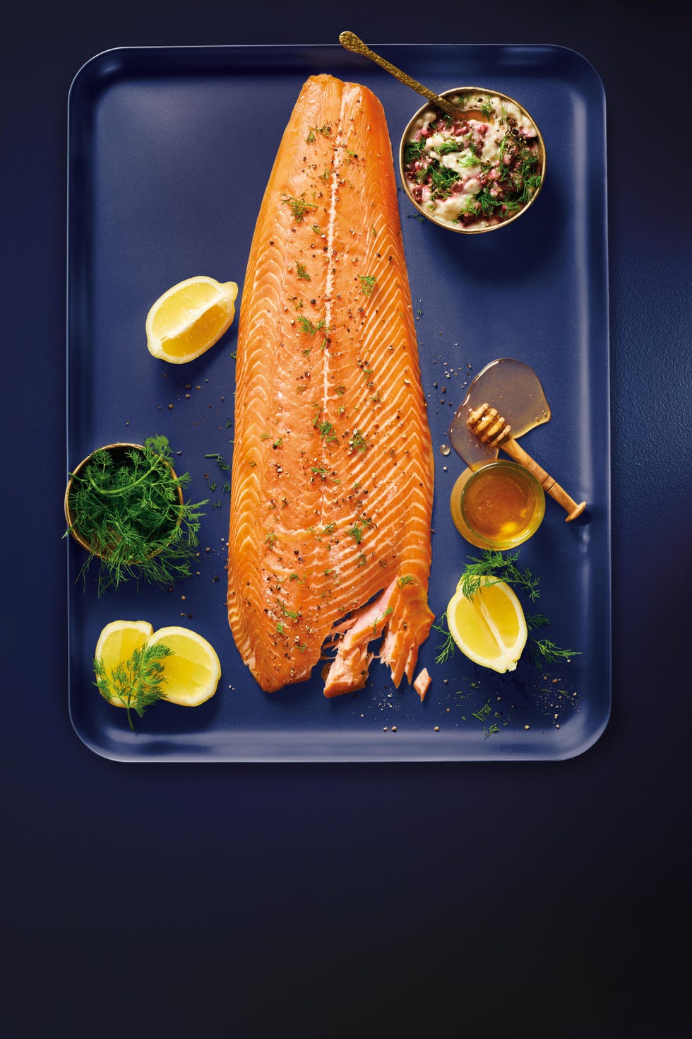Specially Selected Honey Roast Hot Smoked Salmon Side 500g