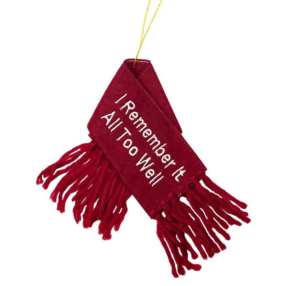 "I Remember It All Too Well" Red Scarf Ornament