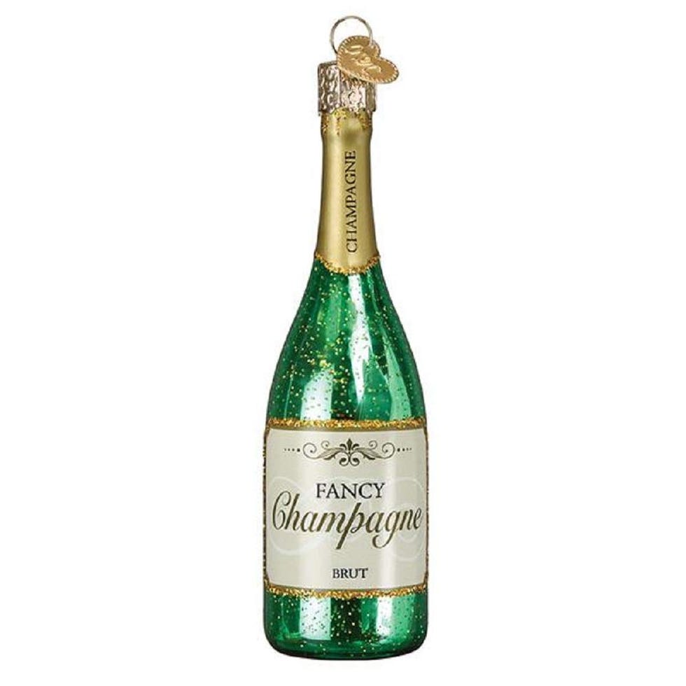 Champagne Bottle Ornament