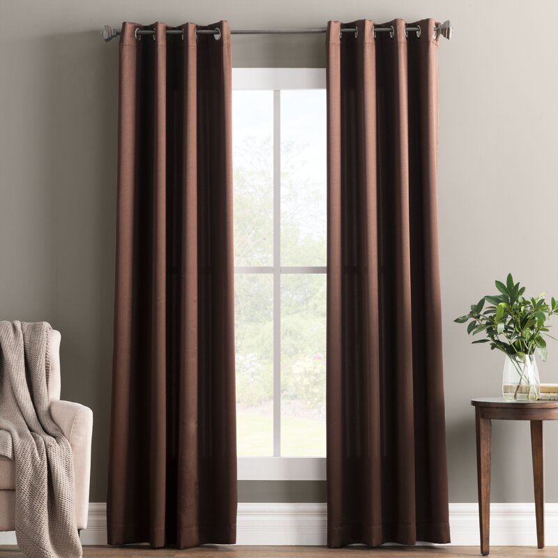 Room Darkening Grommet Curtain Panel