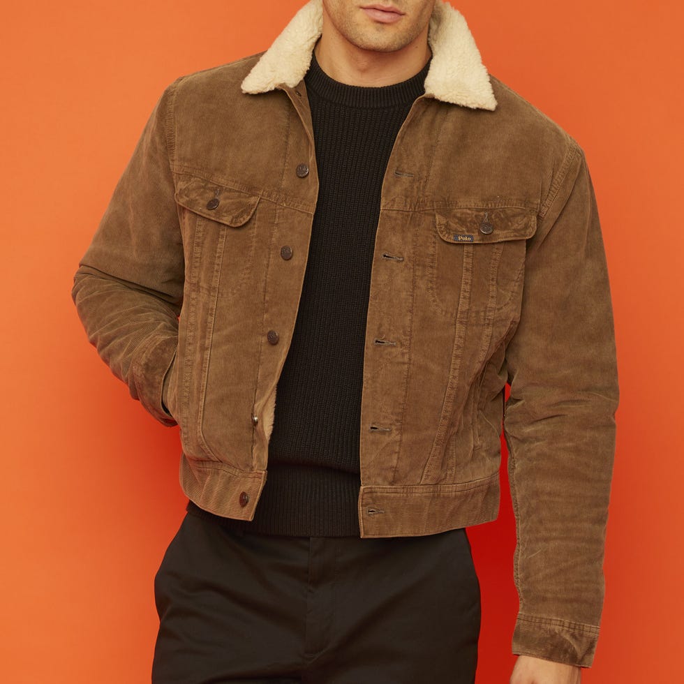 Fleece-Lined Corduroy Trucker Jacket