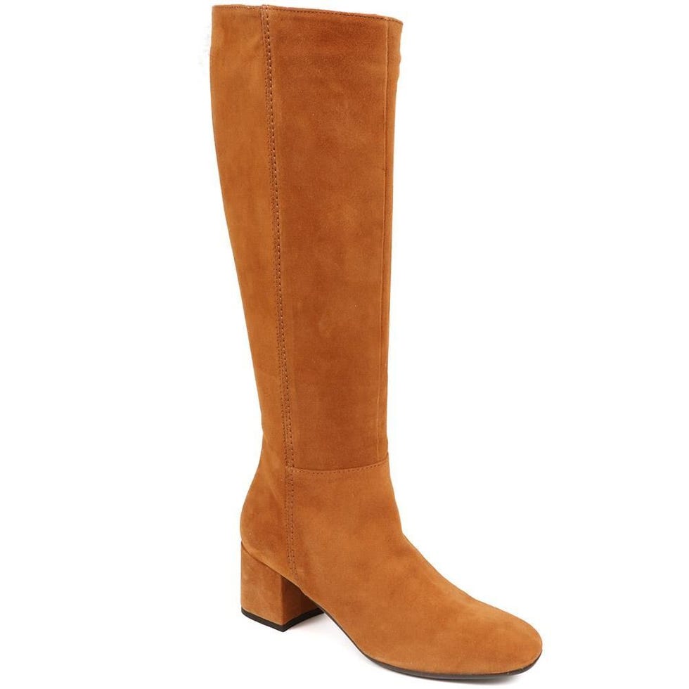 Lou LouS Slim Calf Knee High Suede Boots