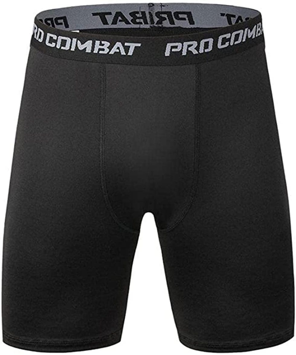 Smatstyle Pantaloncini a Compressione Uomo Pantaloncini da Corsa Shorts Sportivi Pantaloncini da Fitness Base Layer Leggings Corti da Palestra Asciugatura Rapida e Traspiranti