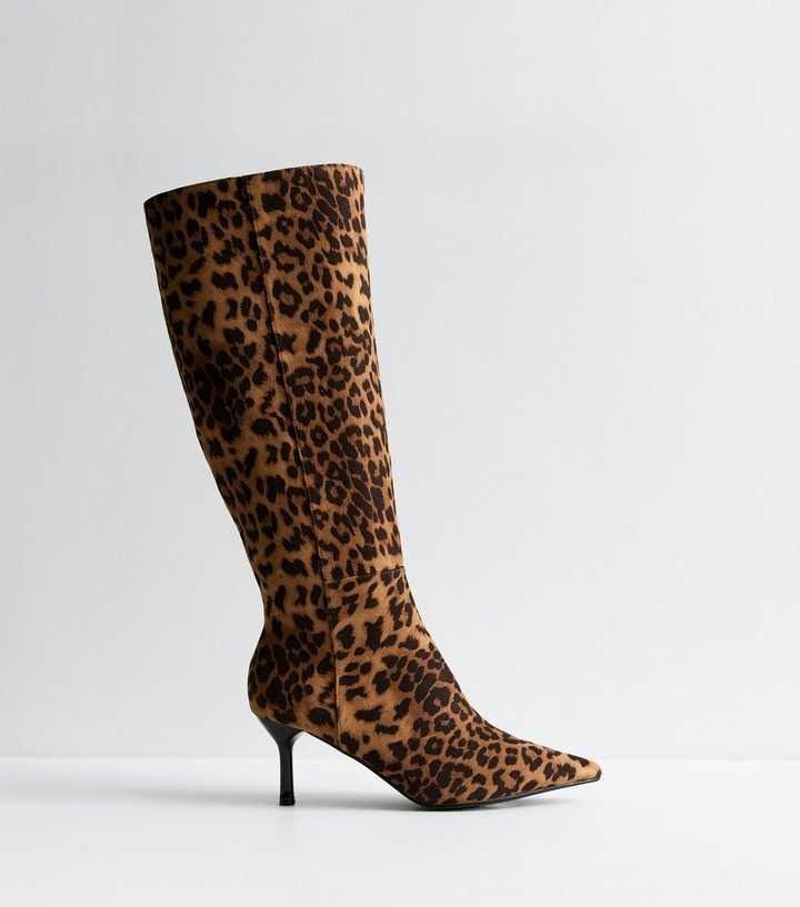 Animal print boots new look 2025