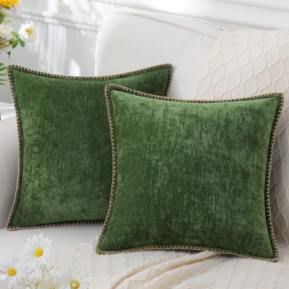 Chenille Throw Pillow Covers