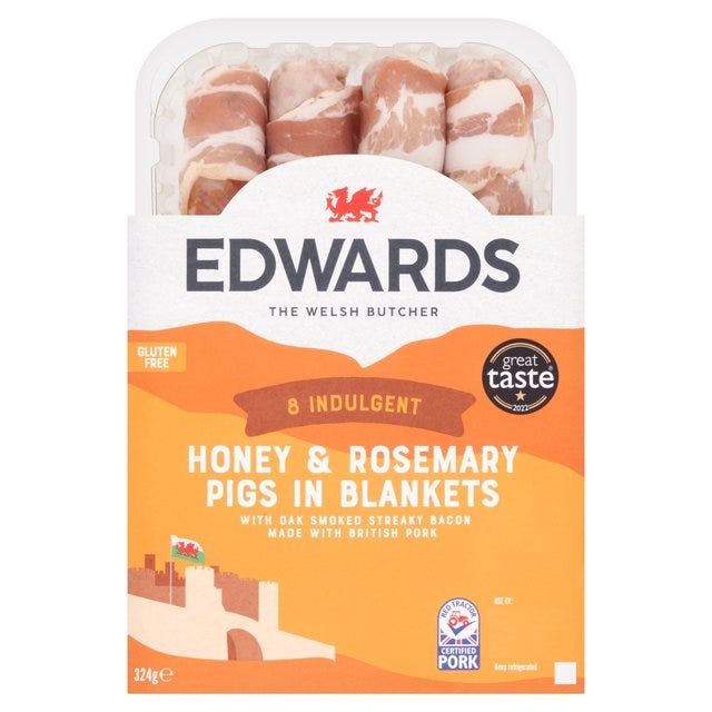 Honey & Rosemary Pigs in Blankets 324g