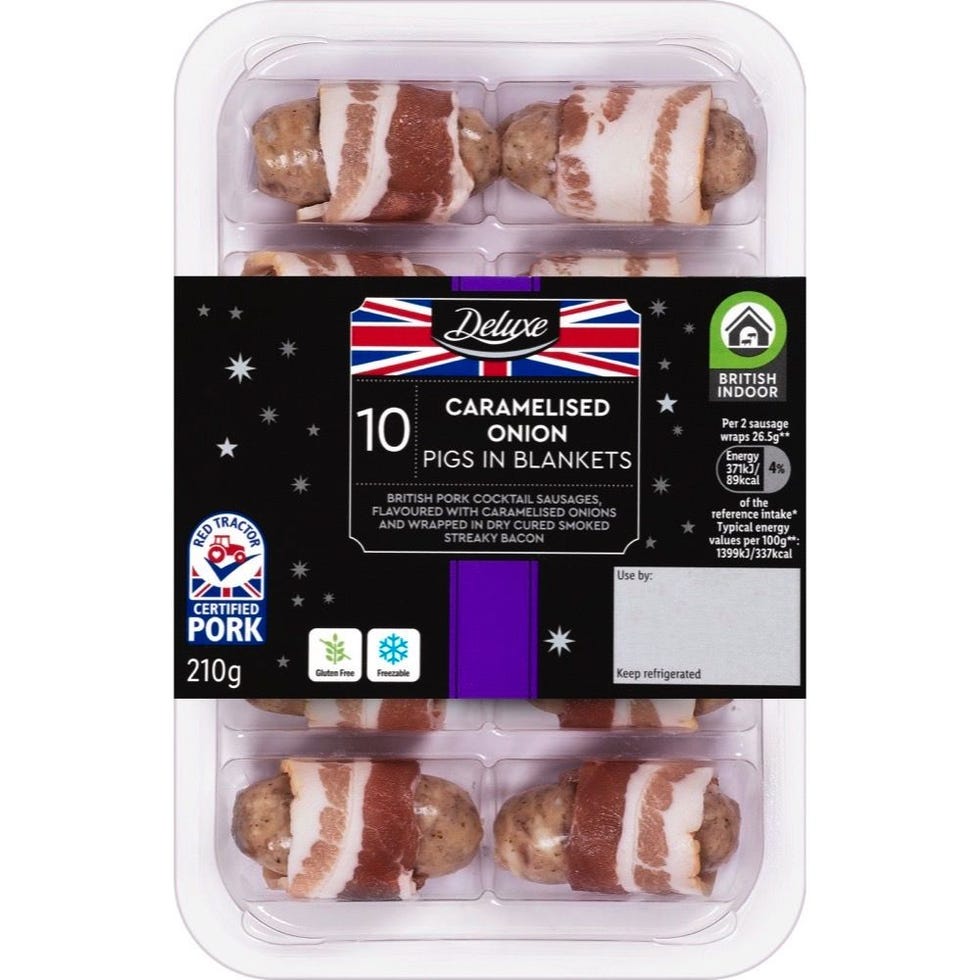 Deluxe Caramelised Onion Pigs in Blankets 210g