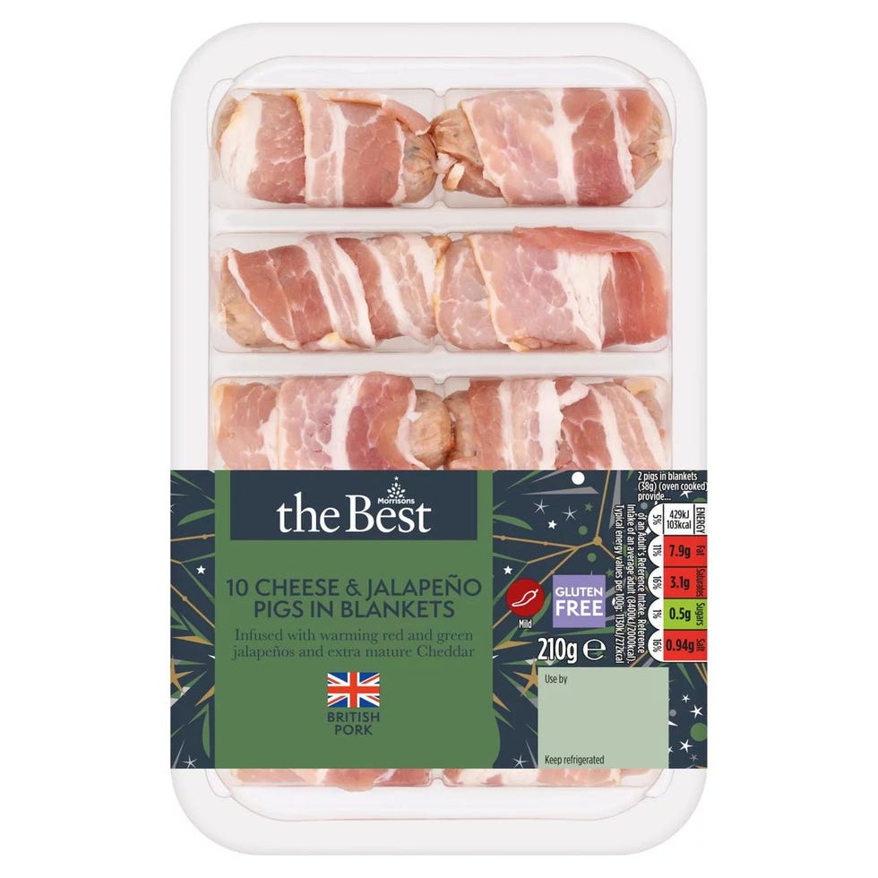 The Best Christmas Cheese & Jalapeno Pigs In Blankets 210g