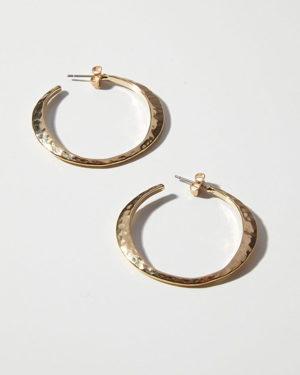 Tansy Textured Hoops