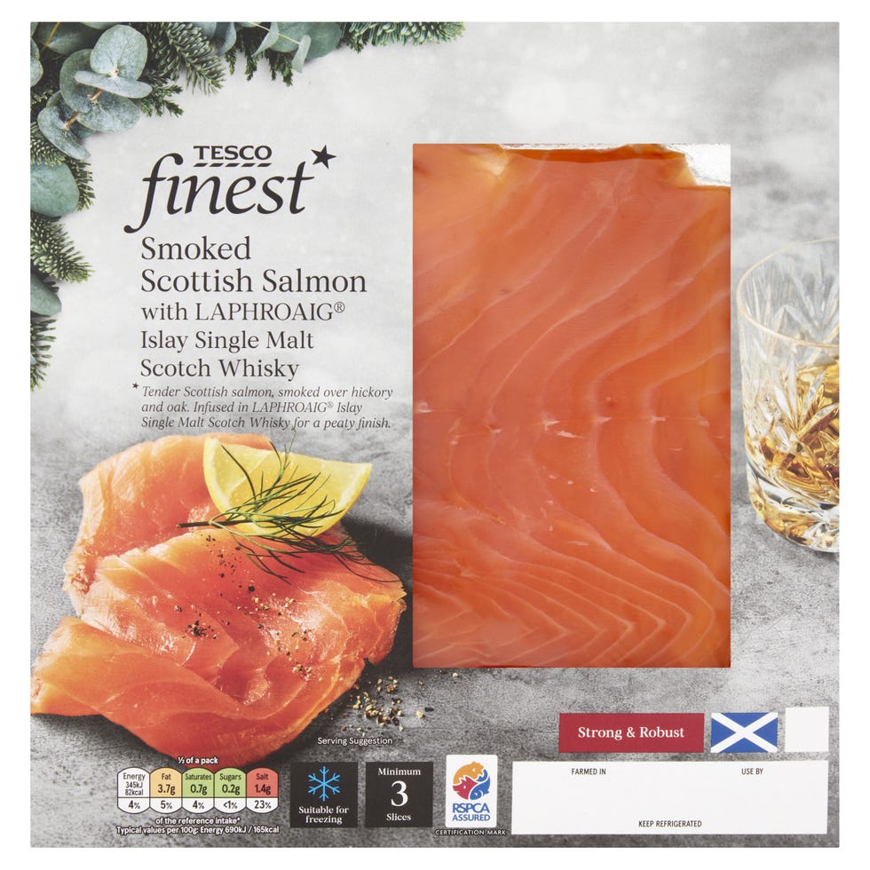Finest Smoked Salmon With Whisky 100g