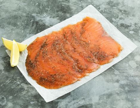 Smokery Organic Smoked Salmon with Malted Whiskey, Orange & Dill 200g