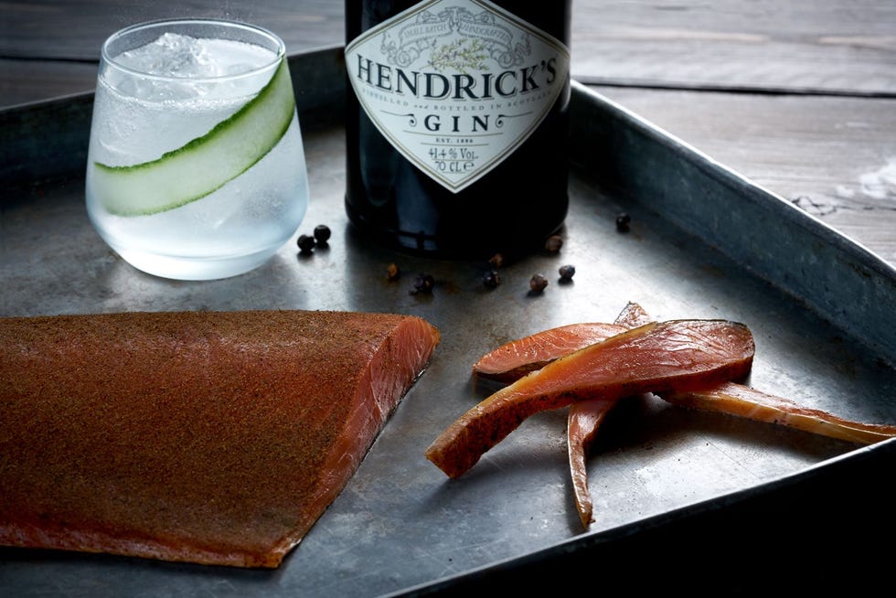  Hendricks Gin Smoked Salmon 250g