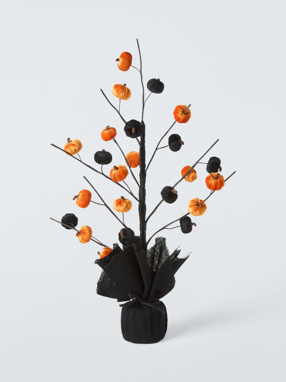 John Lewis Velor Pumpkin Halloween Tree