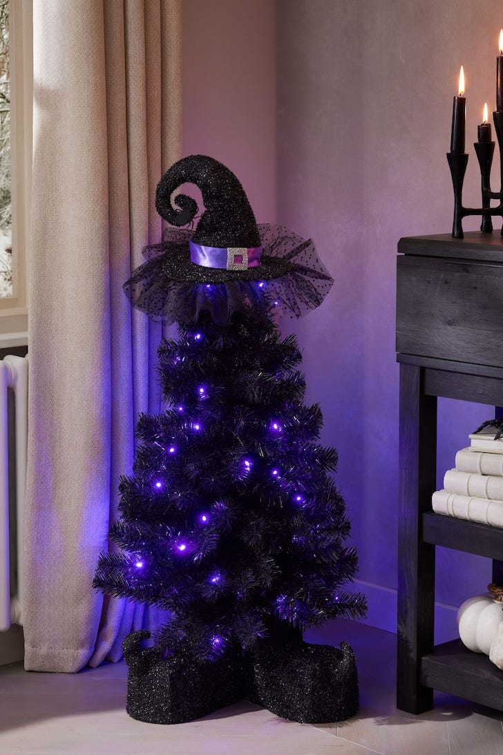 Black Halloween Gonk Tree 3 Feet