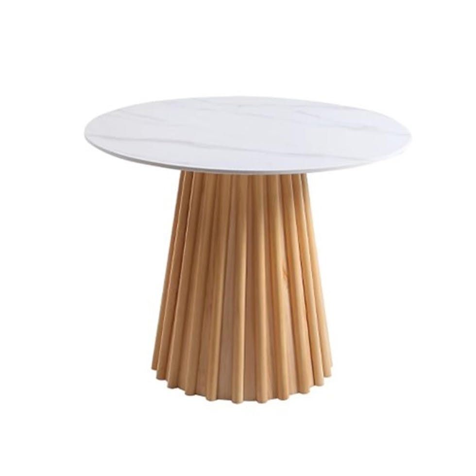 Mesa maciza en estilo nórdico
