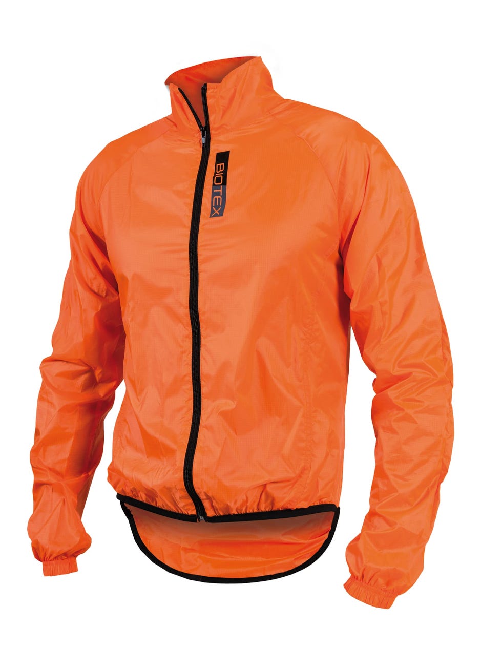 Mantellina X-Light Antivento Ciclismo e Running, Abbigliamento Tecnico Sportivo, Giacca Traspirante e Ripiegabile, Arancio Fluo, S