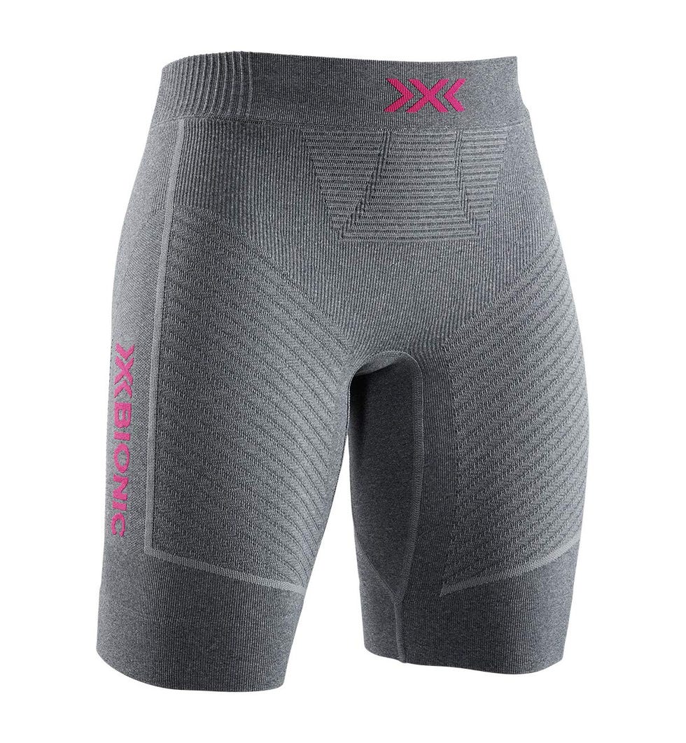 Invent 4.0 - Pantaloncini Palestra Donna - Intimo Tecnico Sportivo - Abbigliamento Ciclismo e Running - Boxer Traspiranti - Per Running e Sport Invernali, Grigio, XS