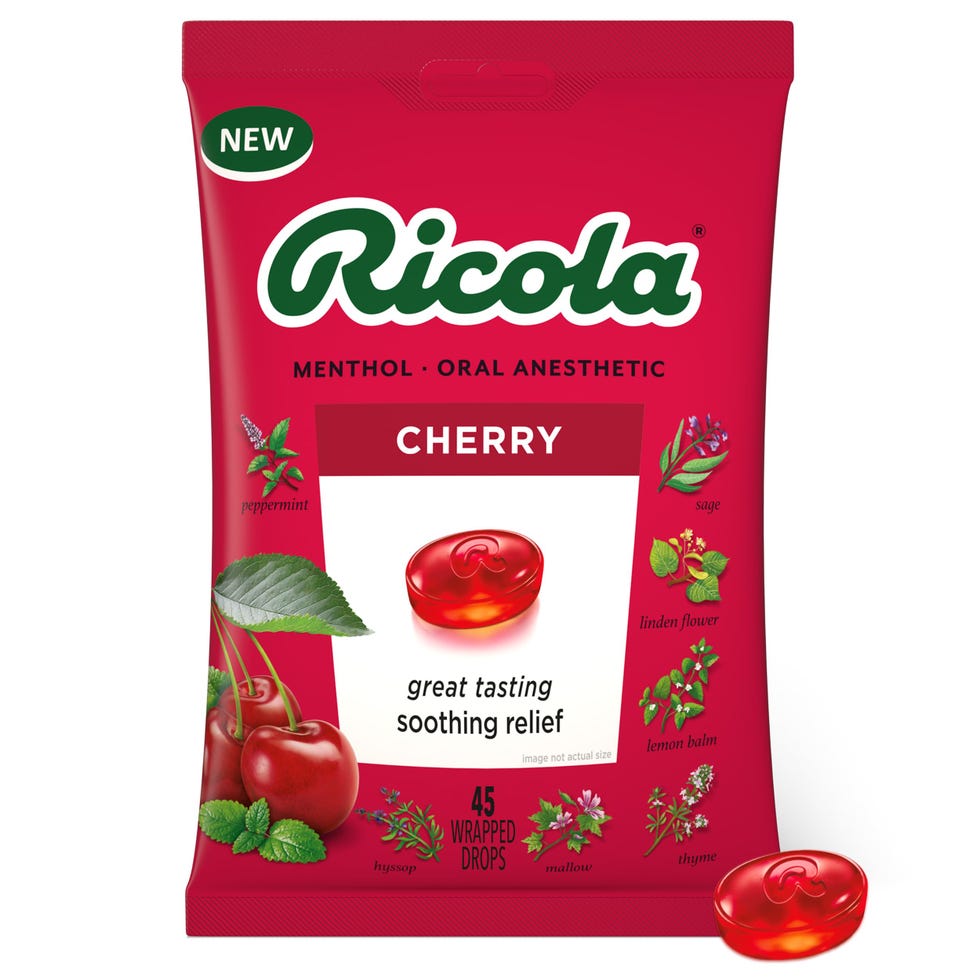 Cherry Cough and Throat Drops