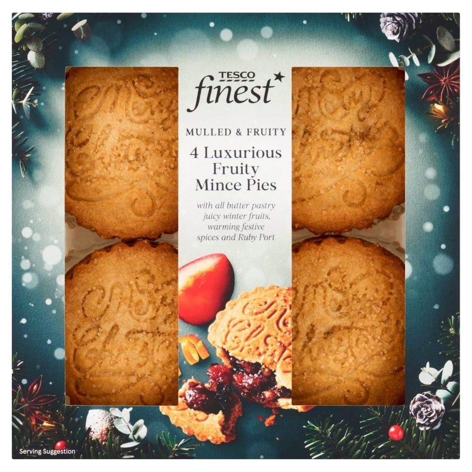 Finest Rich Plum and Port Mince Pies 4pk