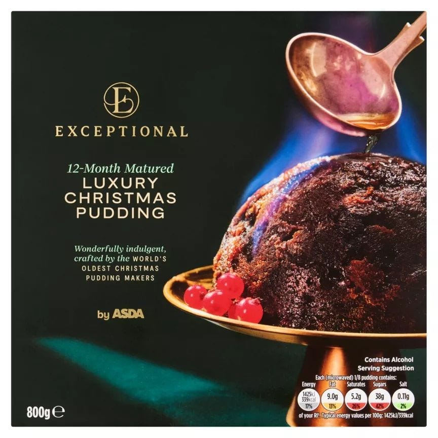 Exceptional by ASDA Luxury Christmas Pudding 800g